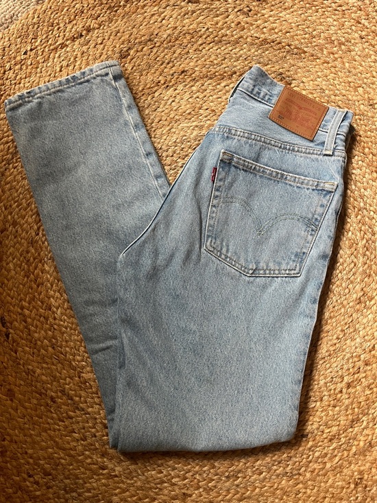 Levi's Denim - Levi's 501 Premium Medium Worn in Wash “original fit” Straight Leg Jeans